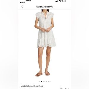 Generation Love Mirabelle EMB Candy Pink Dress - NWT